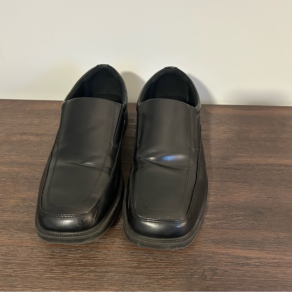 Men's Hunter’s Bay Black Leather Dress Shoes